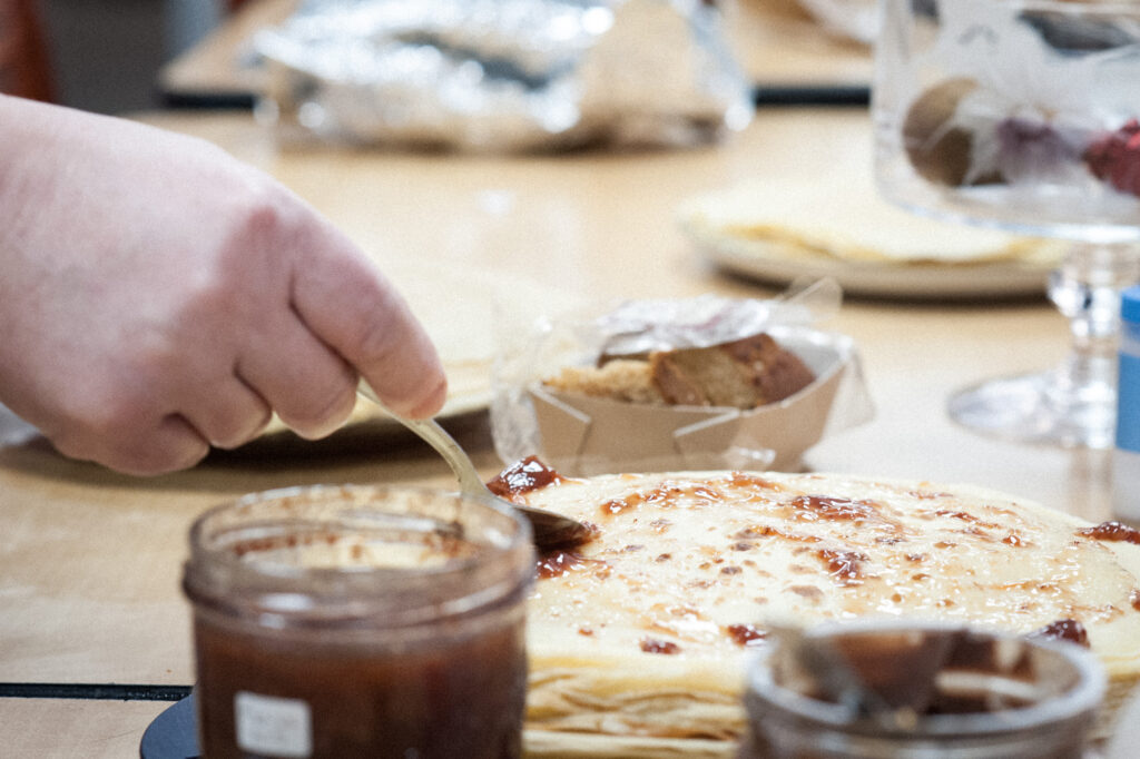 Crêpes à l'EHPAD Les Charmilles